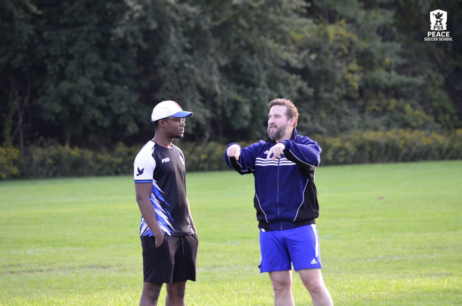PSS coaches on the field